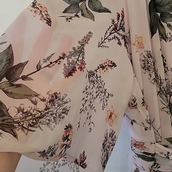 Floral Pink Maxi Dress - Picture 12 of 14